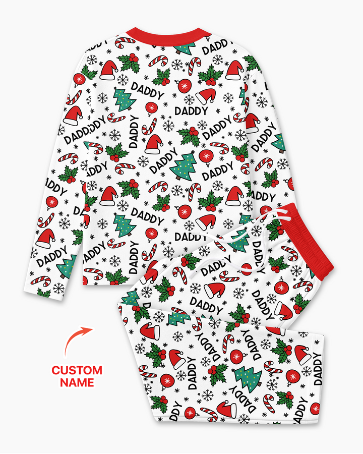 Funny Christmas Family Matching Bamboo Men's Pajama Set