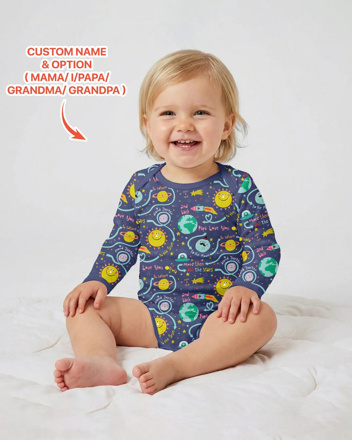 Love to the Moon and Back  Bamboo Bodysuit