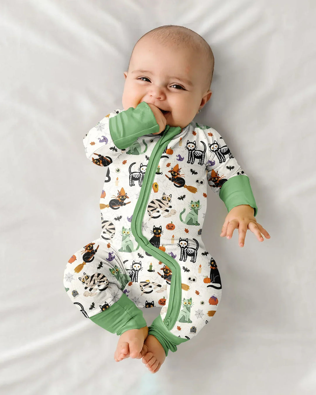 Spooky Cat Squad Bamboo Convertible Zippy