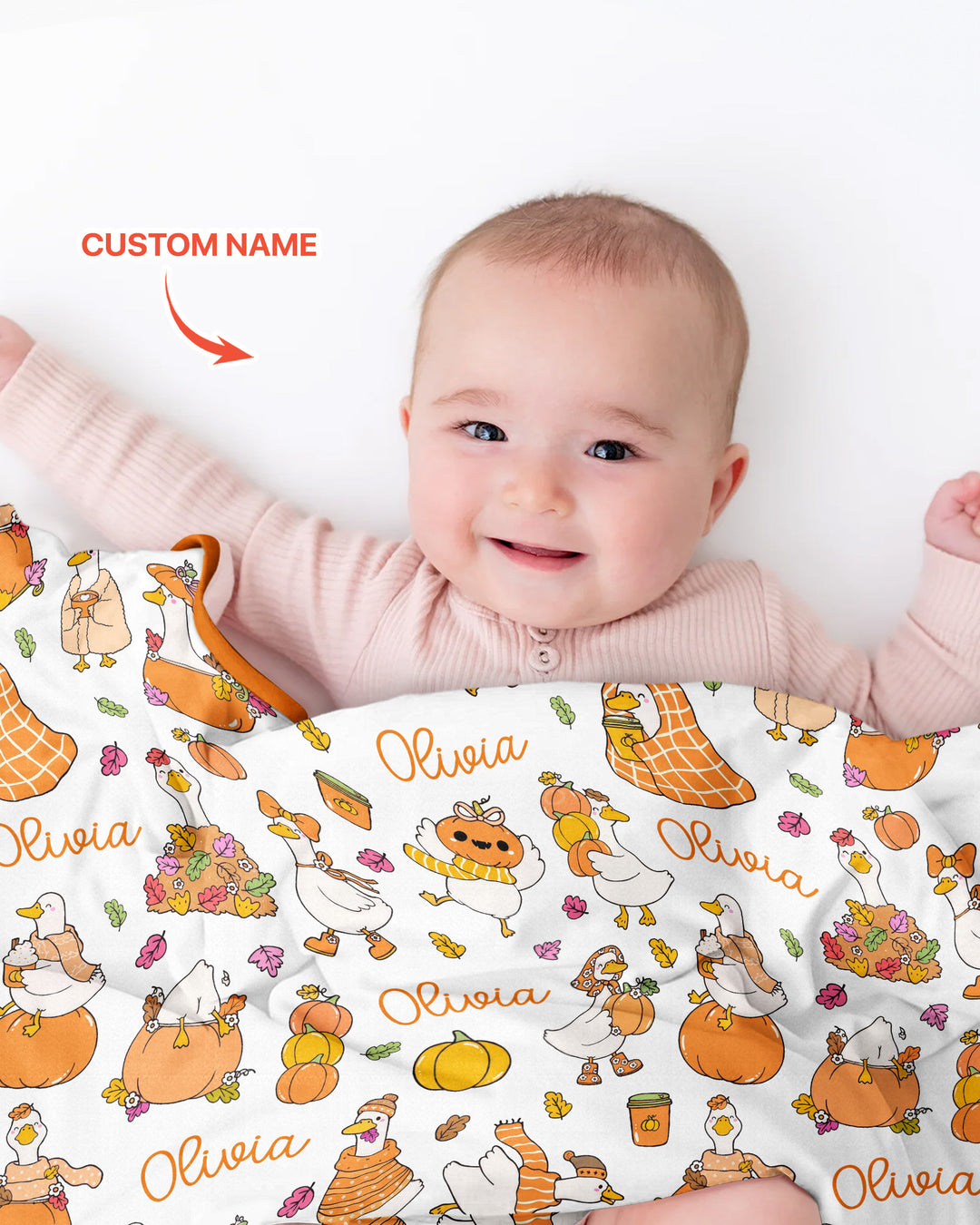 Fall Silly Goose Bamboo Blanket