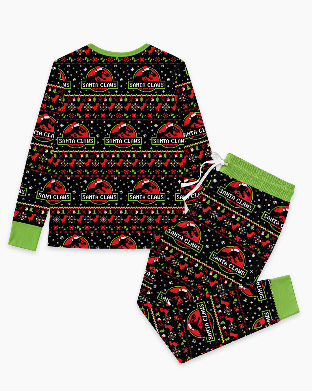 Santa Claws Christmas Bamboo Women Pajama Set