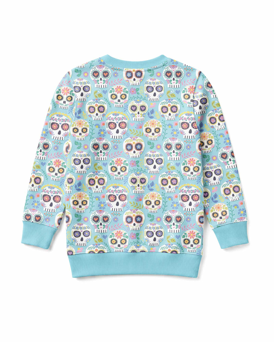 Floral Skull Bamboo Crewneck Sweatshirt