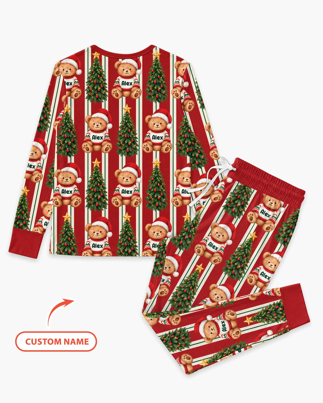 Christmas Bear Bamboo Women Pajama Set
