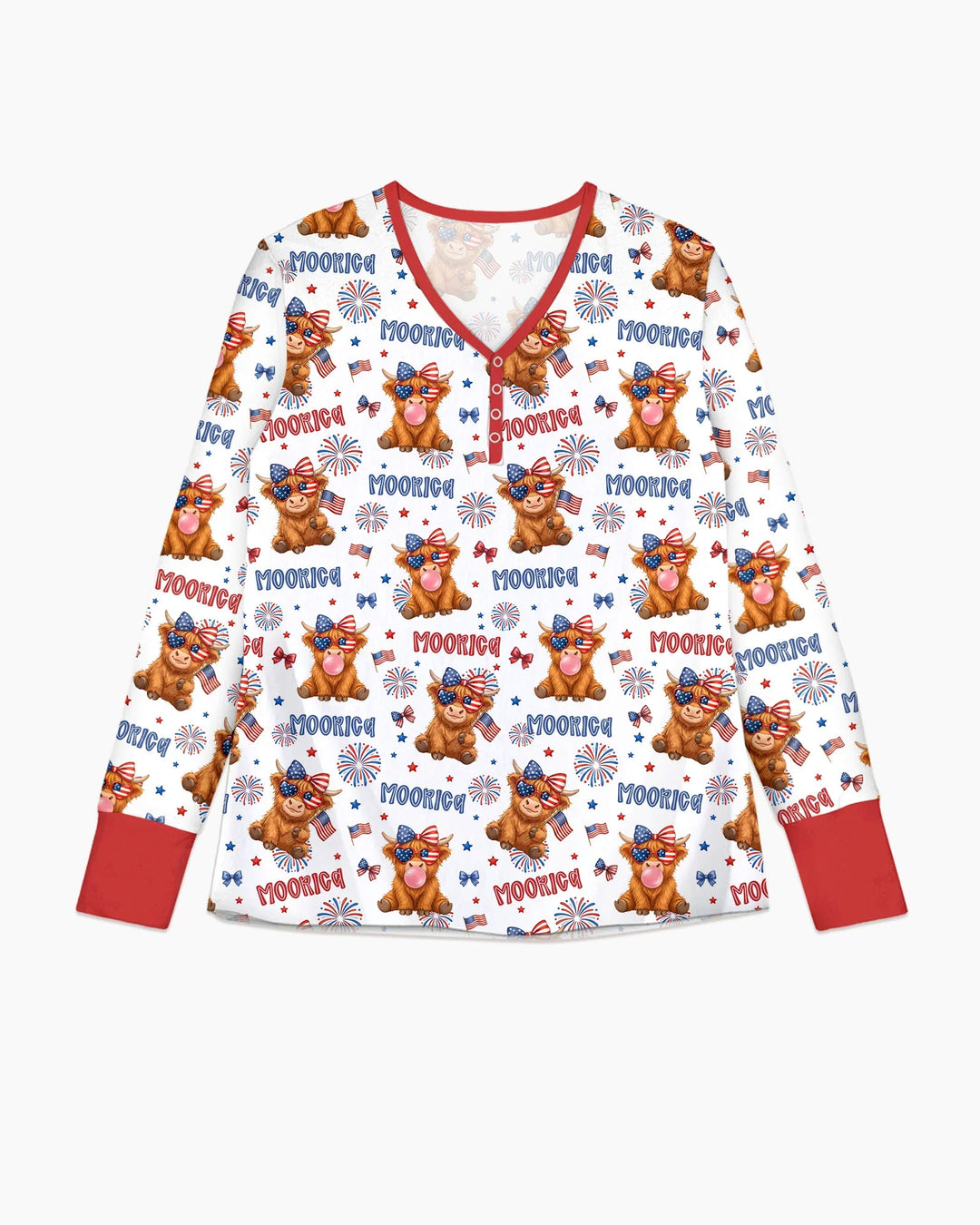 Moo-Rica Cowgirl Bamboo Women Pajama Set