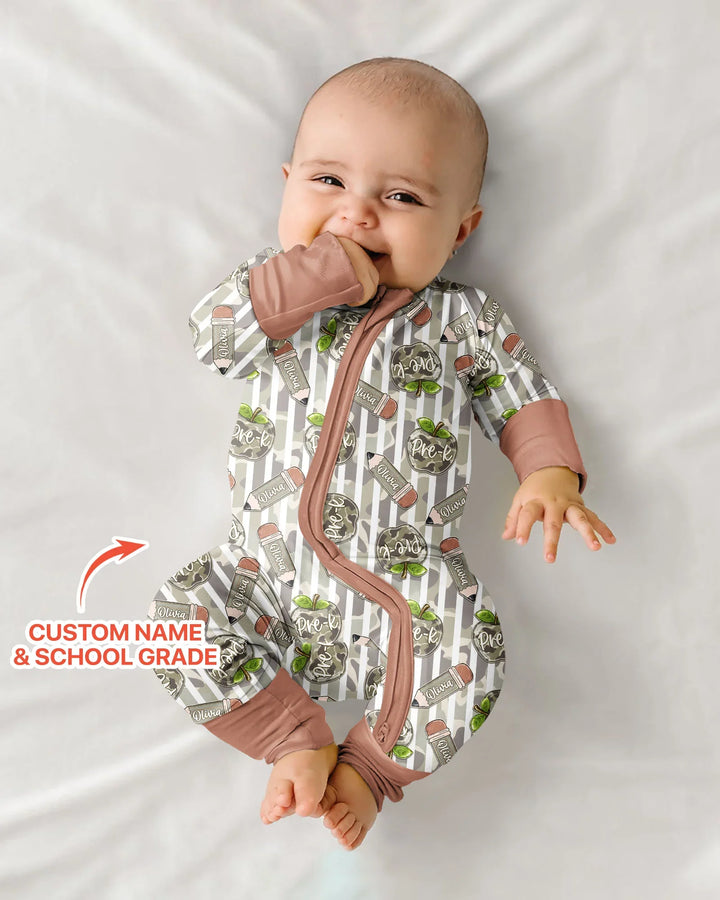 Custom Name Camo Apple Days Bamboo Convertible Zippy