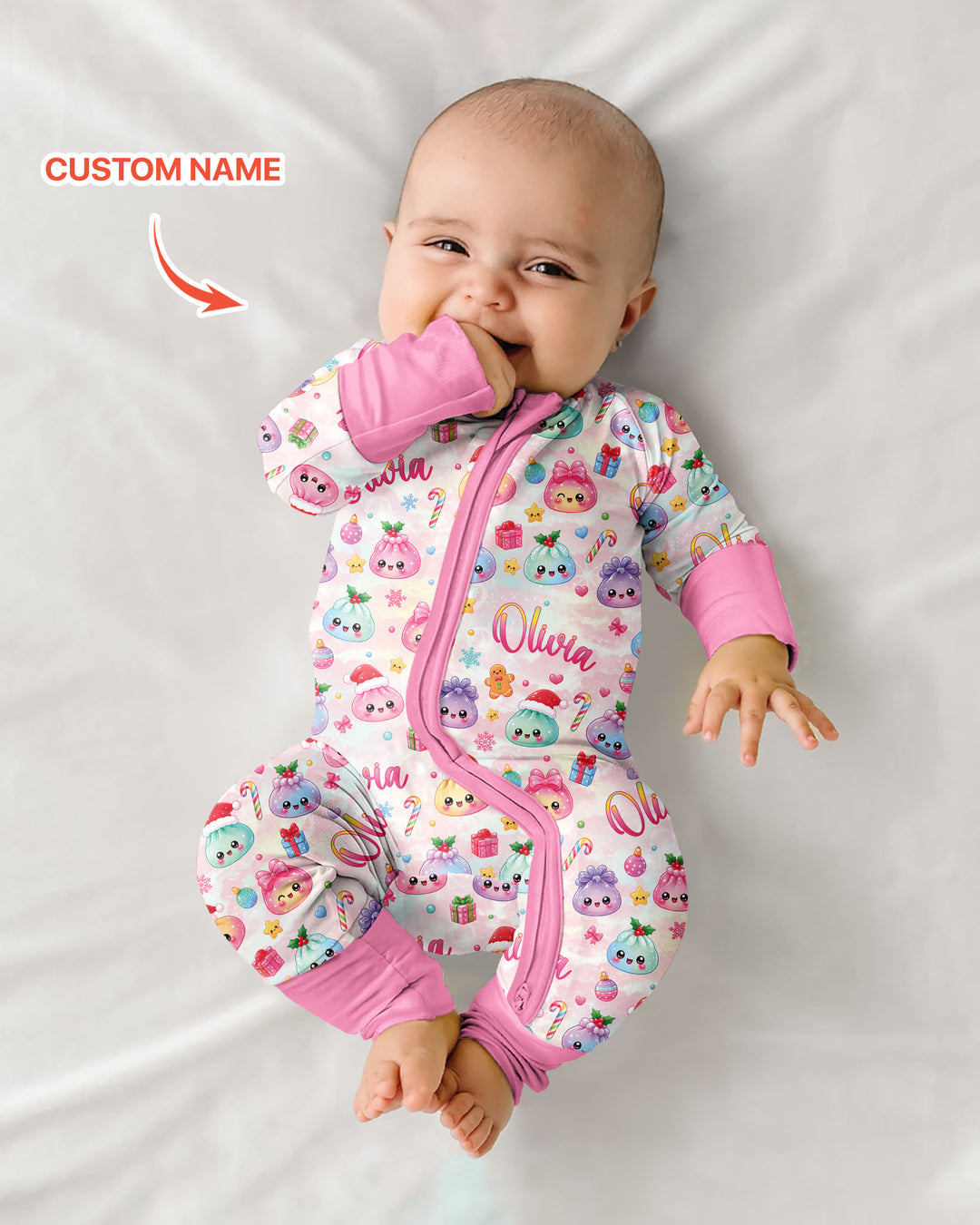 Christmas Dumpling Bamboo Convertible Zippy