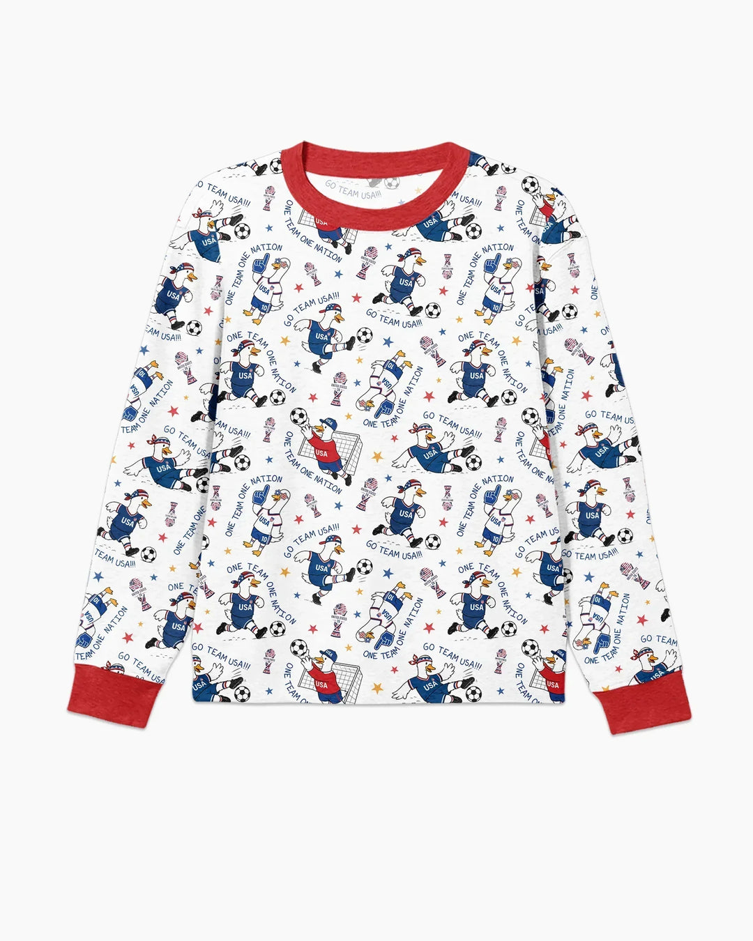 USA Soccer Goose Family Matching Bamboo Men's Pajama Set