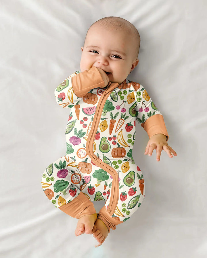 Veggie Friends Family Matching Bamboo Convertible Zippy