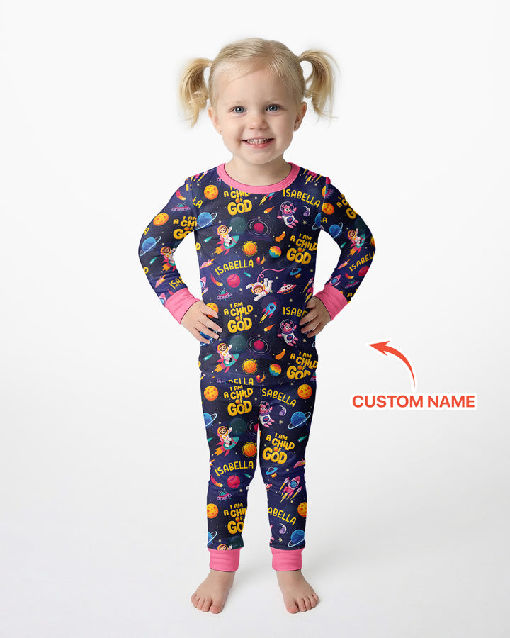 Child Of God Bamboo Two Piece Long Sleeve Pajama Set