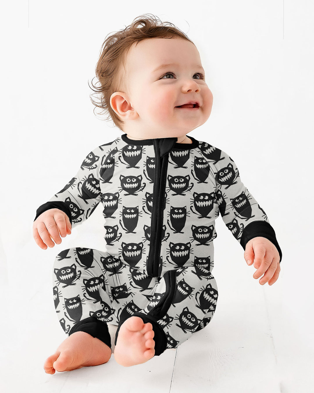Halloween Monster Cats Bamboo Convertible Zippy