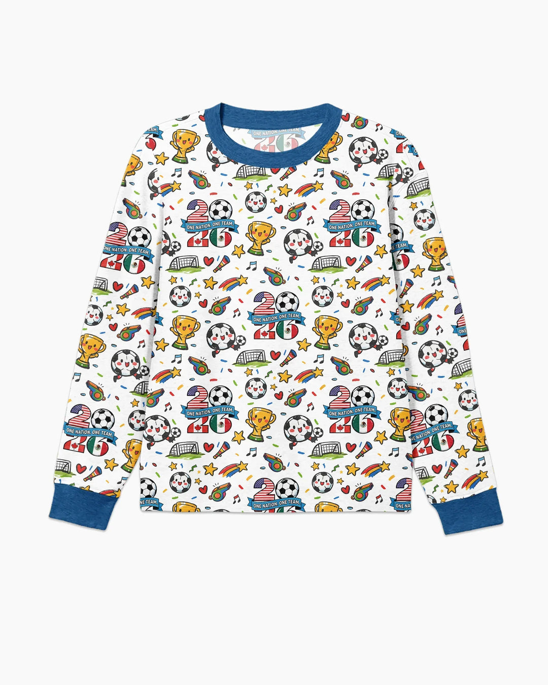 Soccer Fever 2026 Family Matching Bamboo Men's Pajama Set