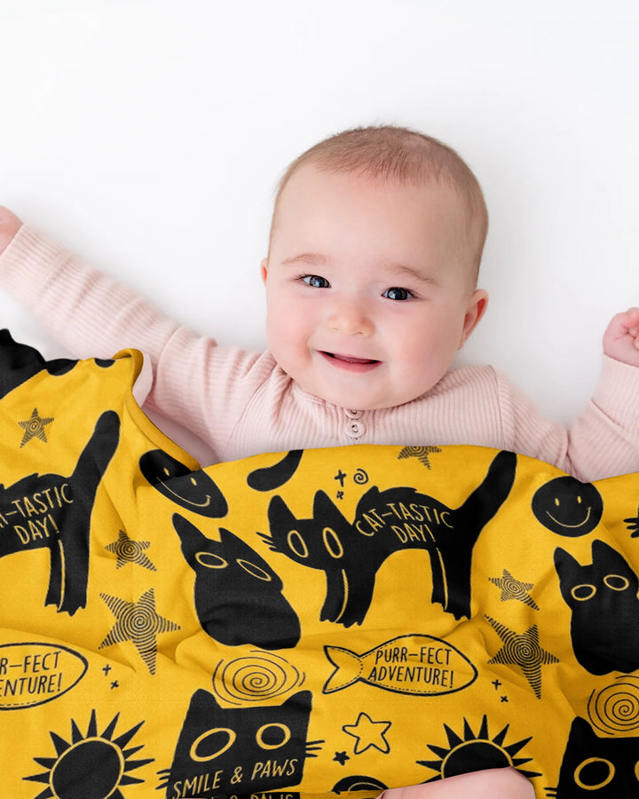 Meow Magic Bamboo Blanket