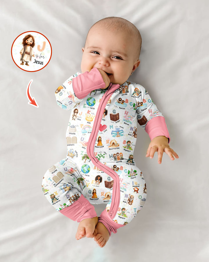 Bible ABC Alphabet Bamboo Convertible Zippy