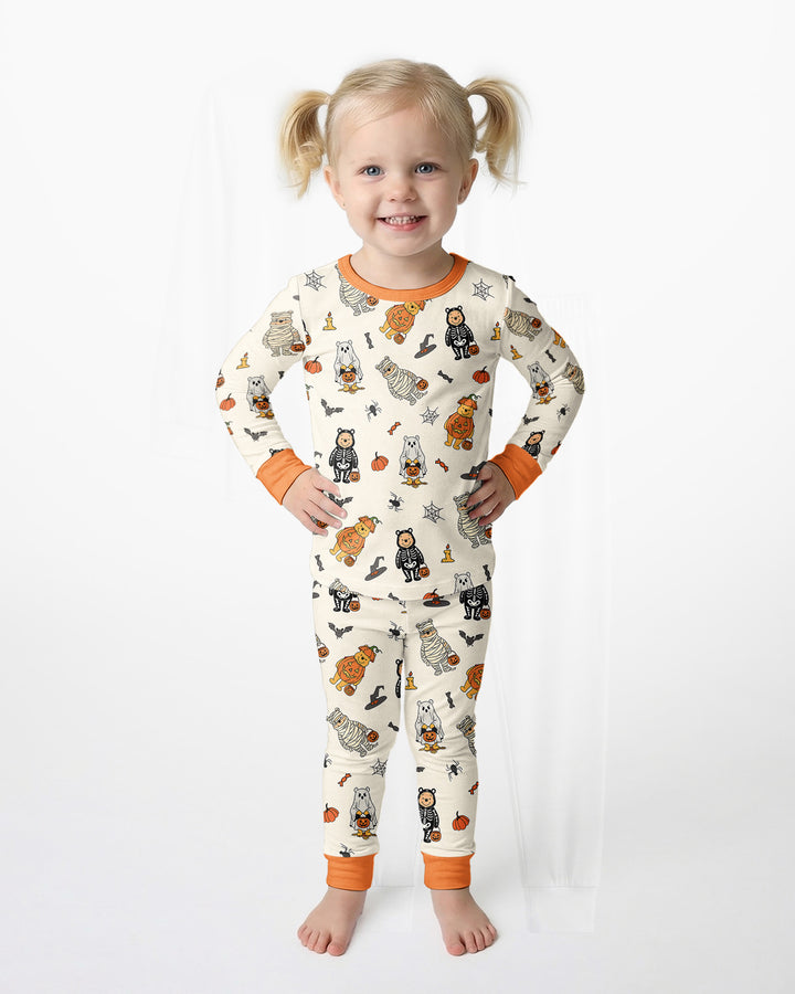 Template Bamboo Two Piece Long Sleeve Pyjamas Set