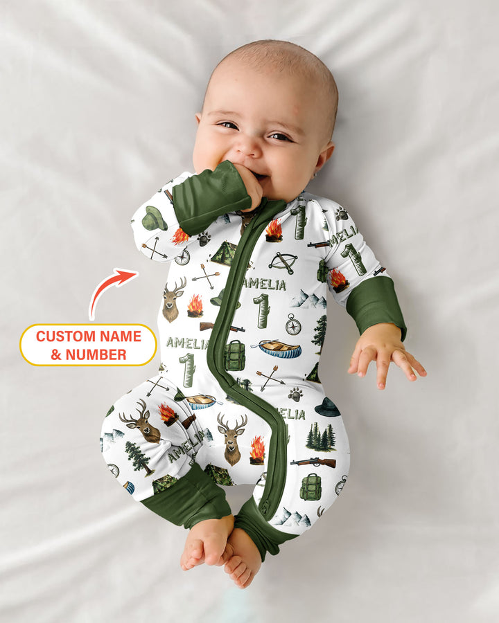 Personalized Birthday Camper Bamboo Convertible Zippy