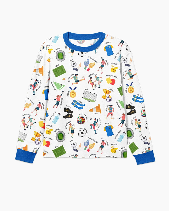 Soccer Fever All About The Game Bamboo Men's Pajama Set