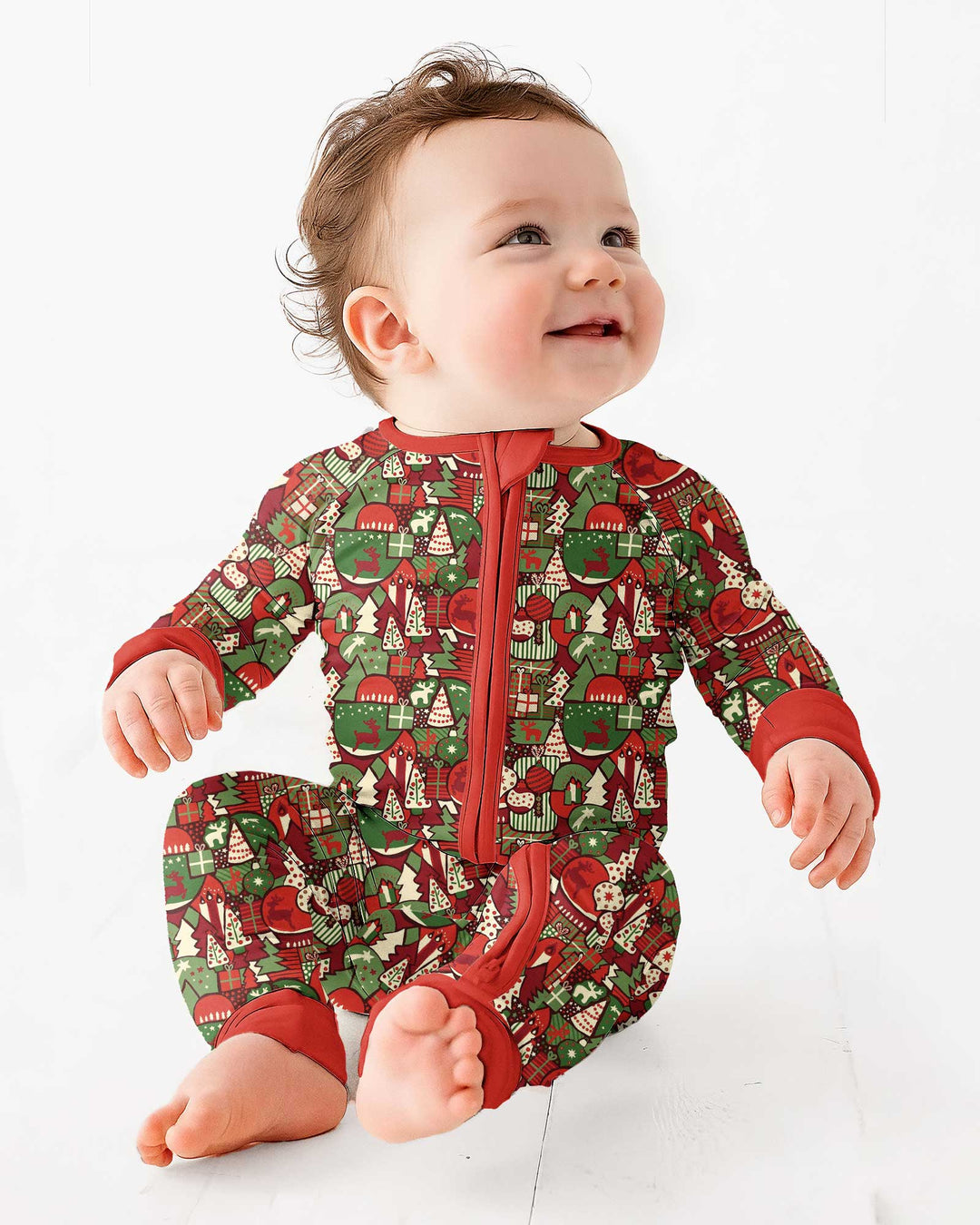 Christmas Time Mosaic Bamboo Convertible Zippy