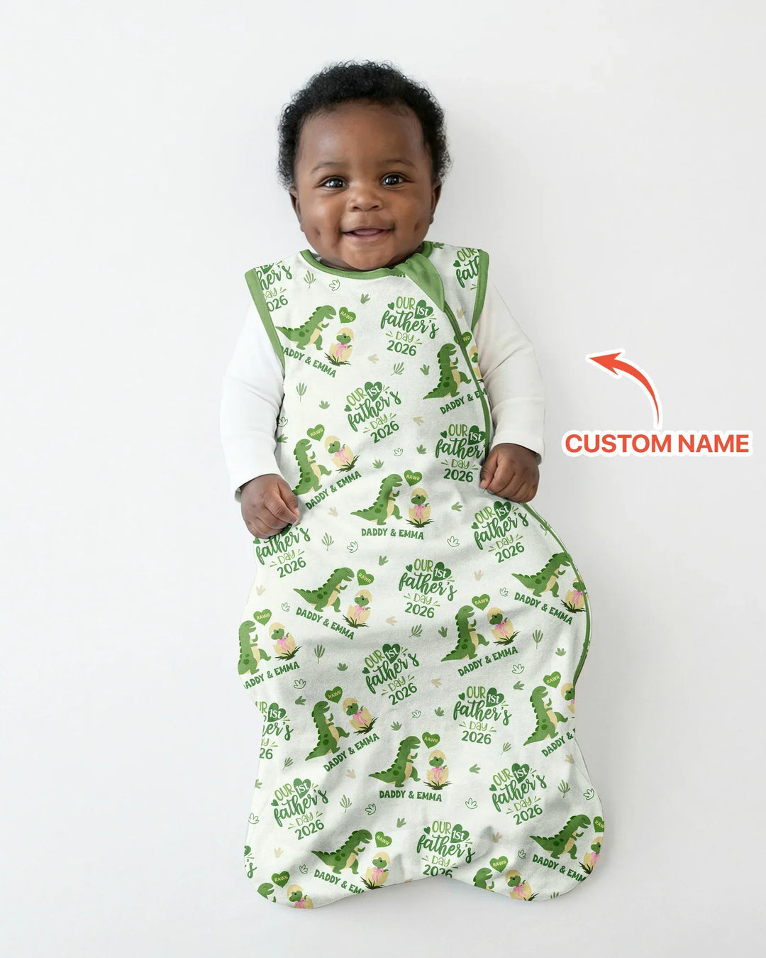 Custom Name Fathers Day 2026 Bamboo Sleep Bag