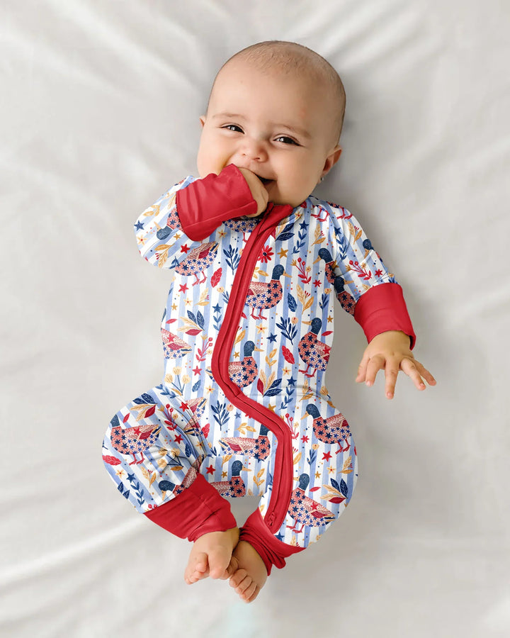 Patriotic Mallard Duck Bamboo Convertible Zippy