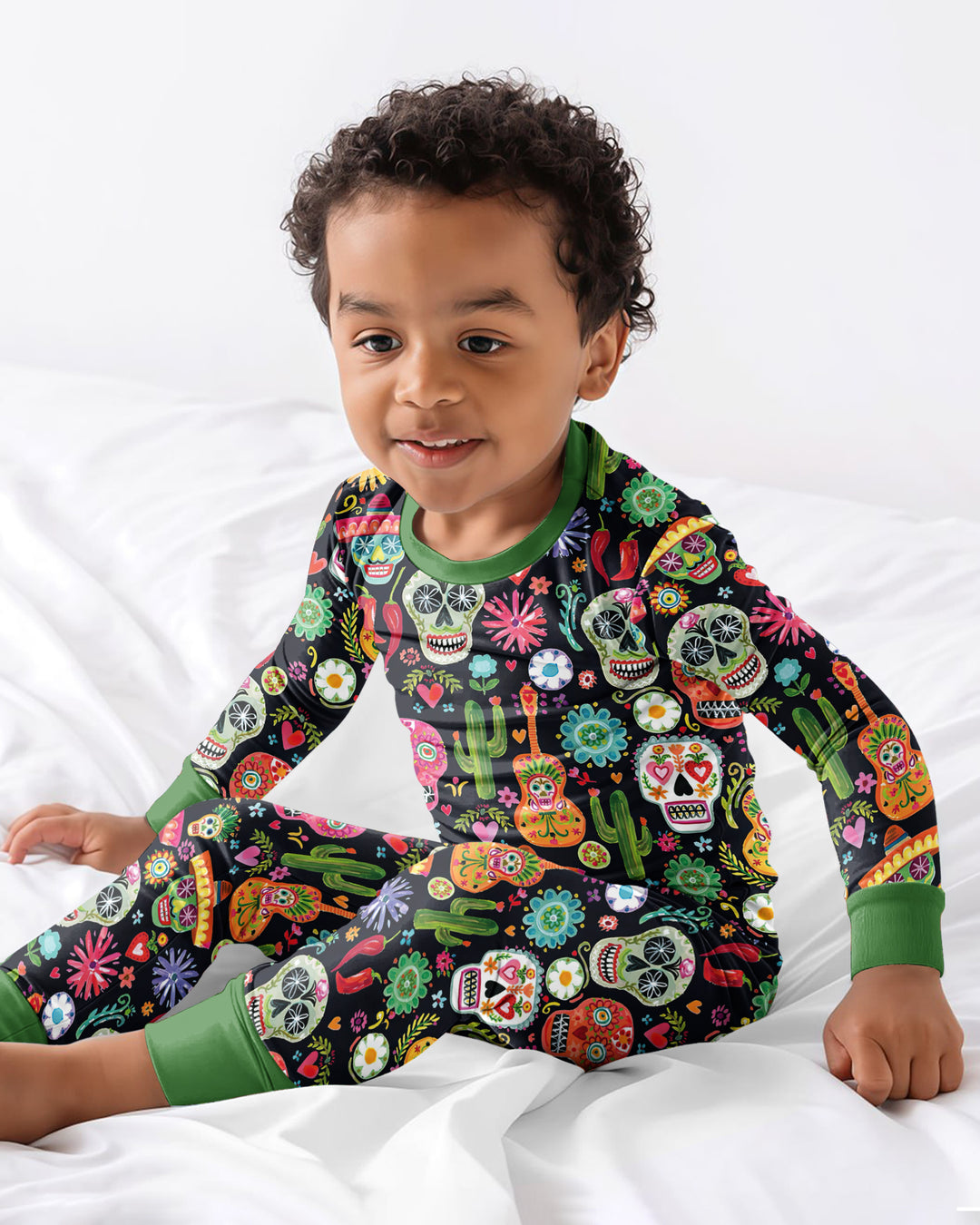 Mi Calaverita Bamboo Two Piece Long Sleeve Pajama Set