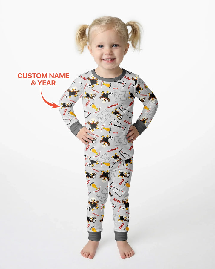 My First World Cup Bamboo Two Piece Long Sleeve Pajama Set