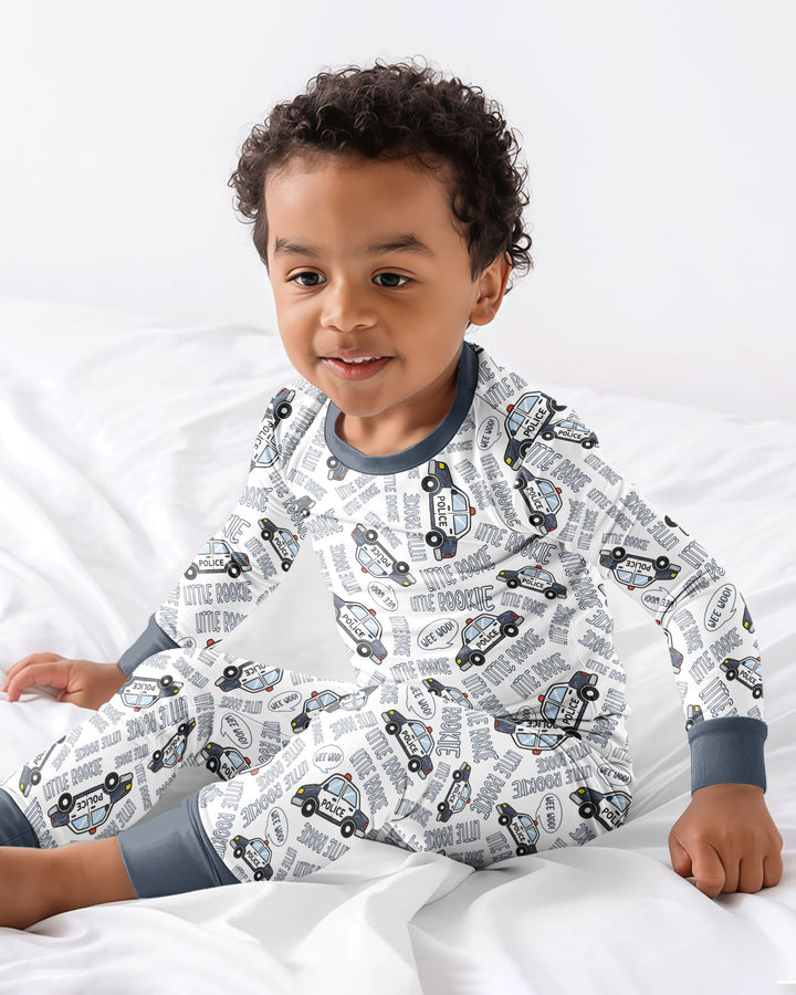 Little Rookie Bamboo Two Piece Long Sleeve Pajama Set