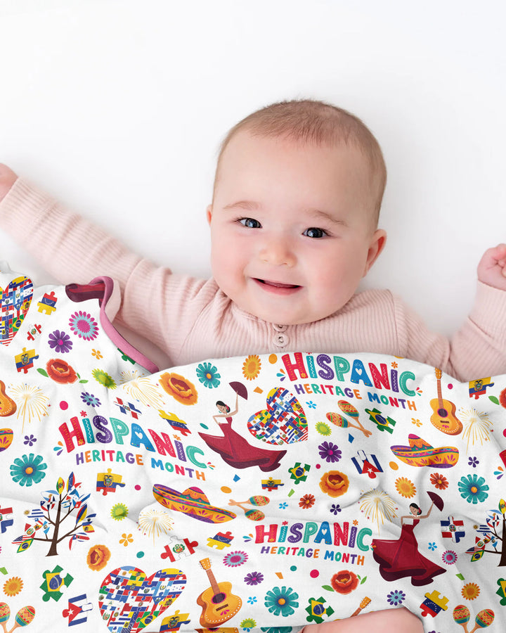Fiesta Hispanic Heritage Month Bamboo Blanket