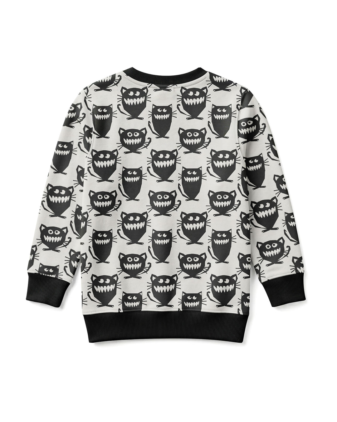 Halloween Monster Cats Bamboo Crewneck Sweatshirt