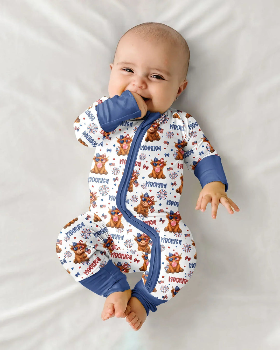Moo-Rica Cowgirl Bamboo Convertible Zippy