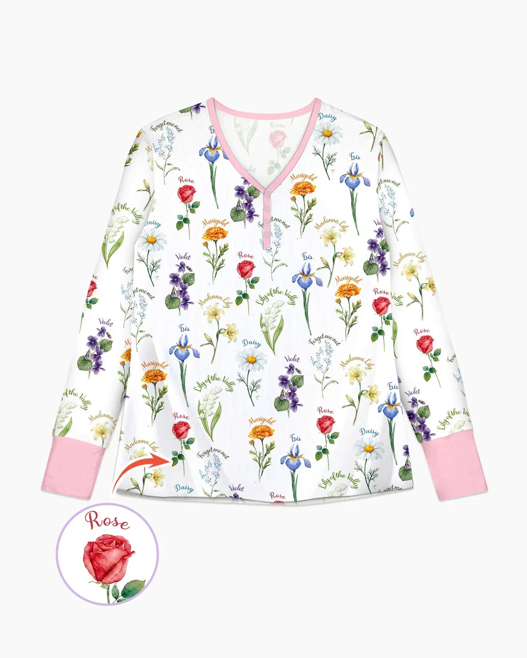 Marian Garden Bamboo Women Pajama Set
