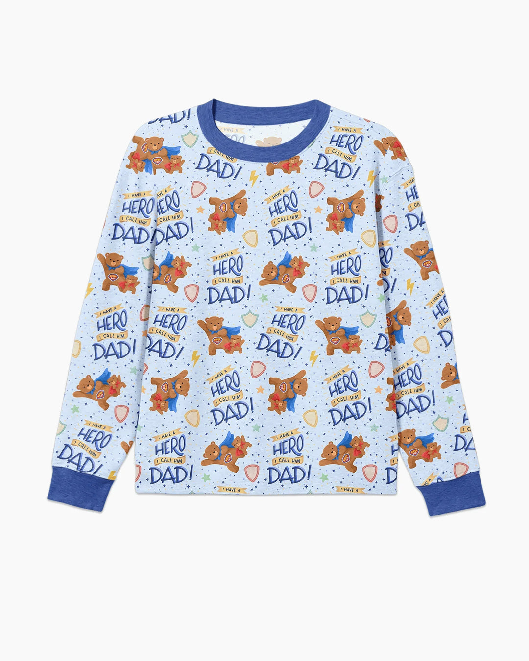 I Have A Hero Daddy & Me Matching Bamboo Men's Pajama Set