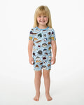 Template Bamboo Two Piece Short Sleeve Shorts Pyjamas Set
