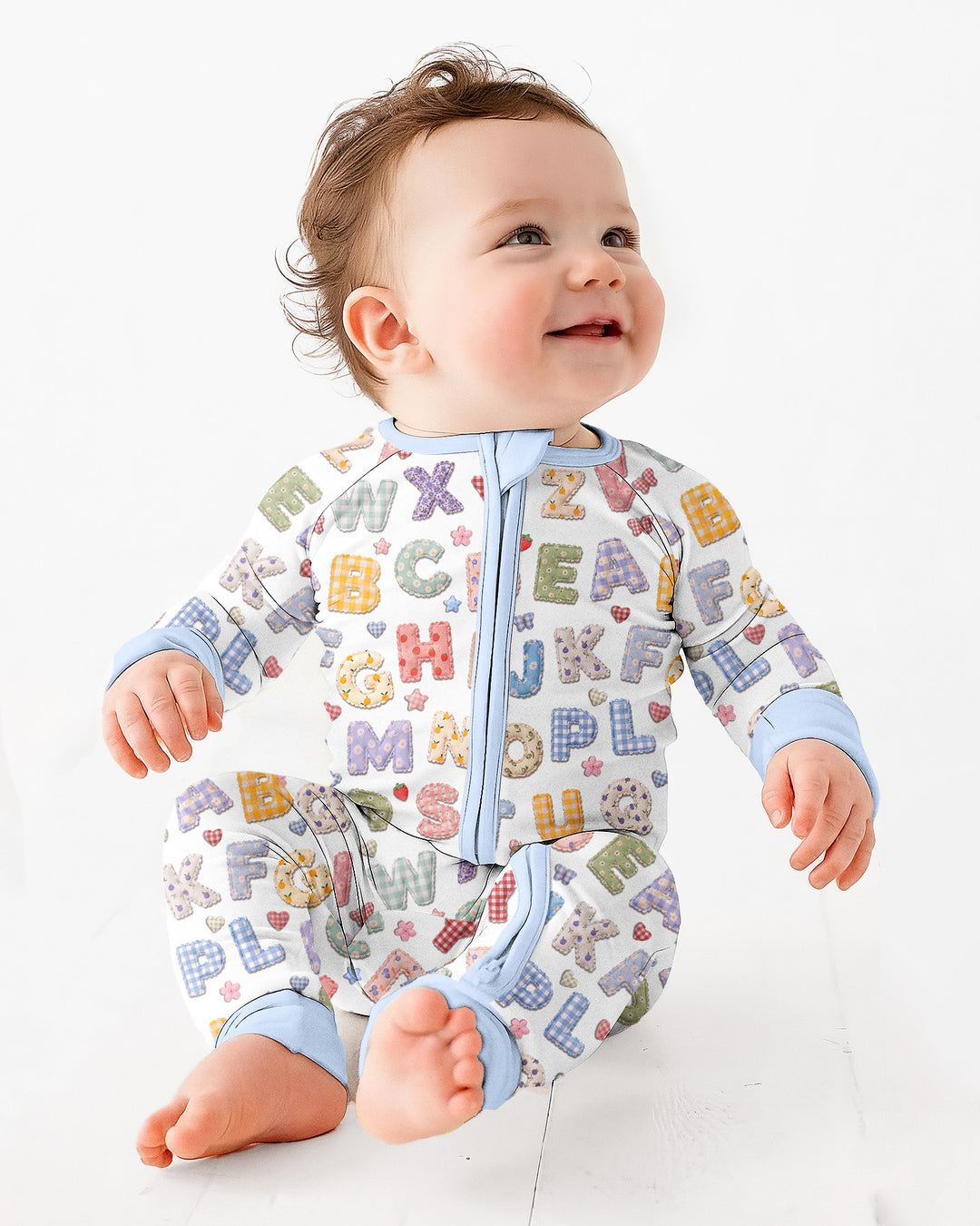 Fabric Alphabet Letters Bamboo Convertible Zippy