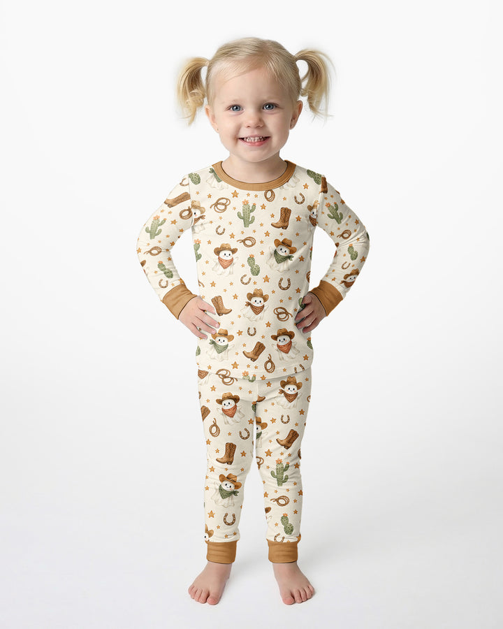 Template Bamboo Two Piece Long Sleeve Pyjamas Set