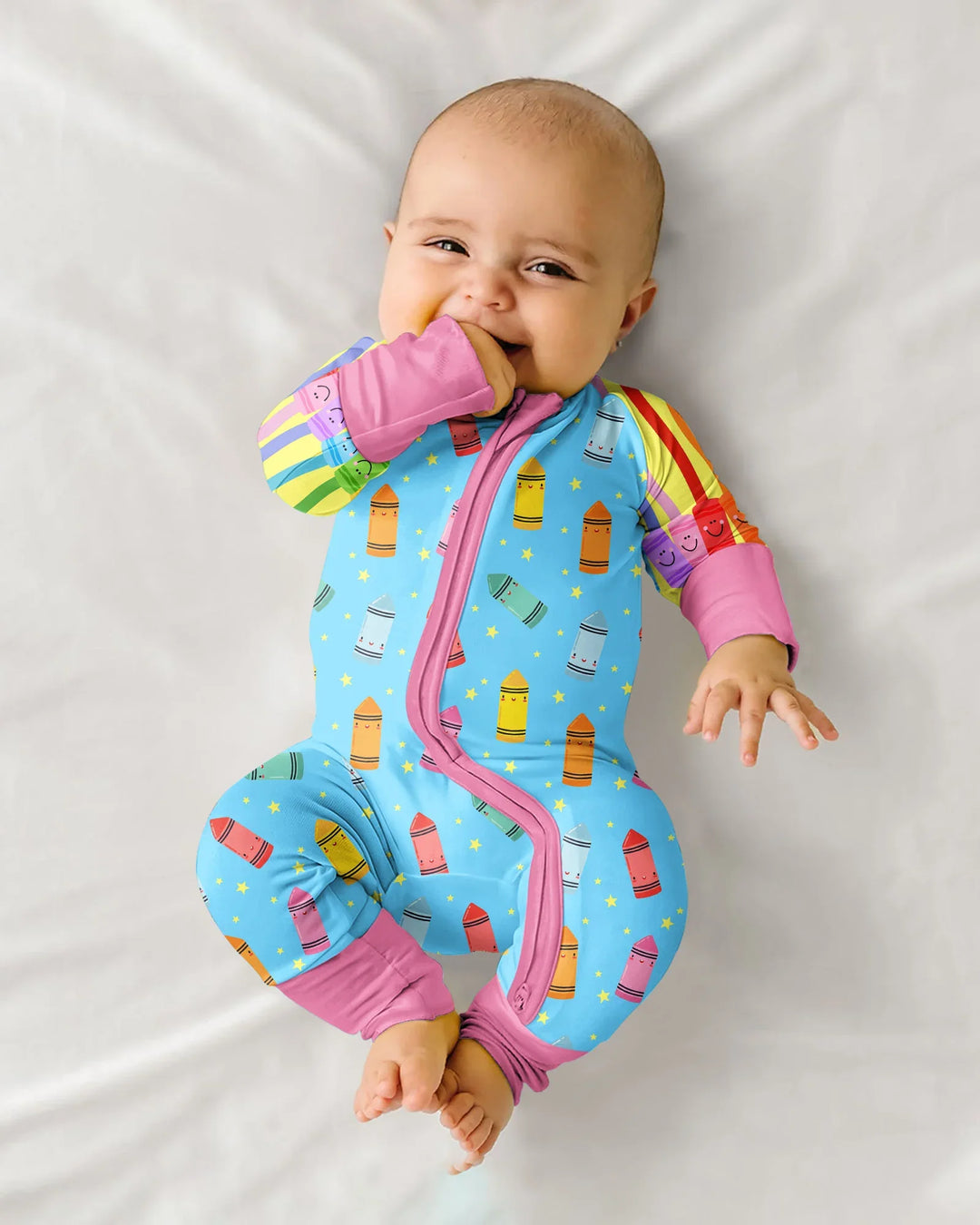 Happy Crayon Friends Bamboo Convertible Zippy