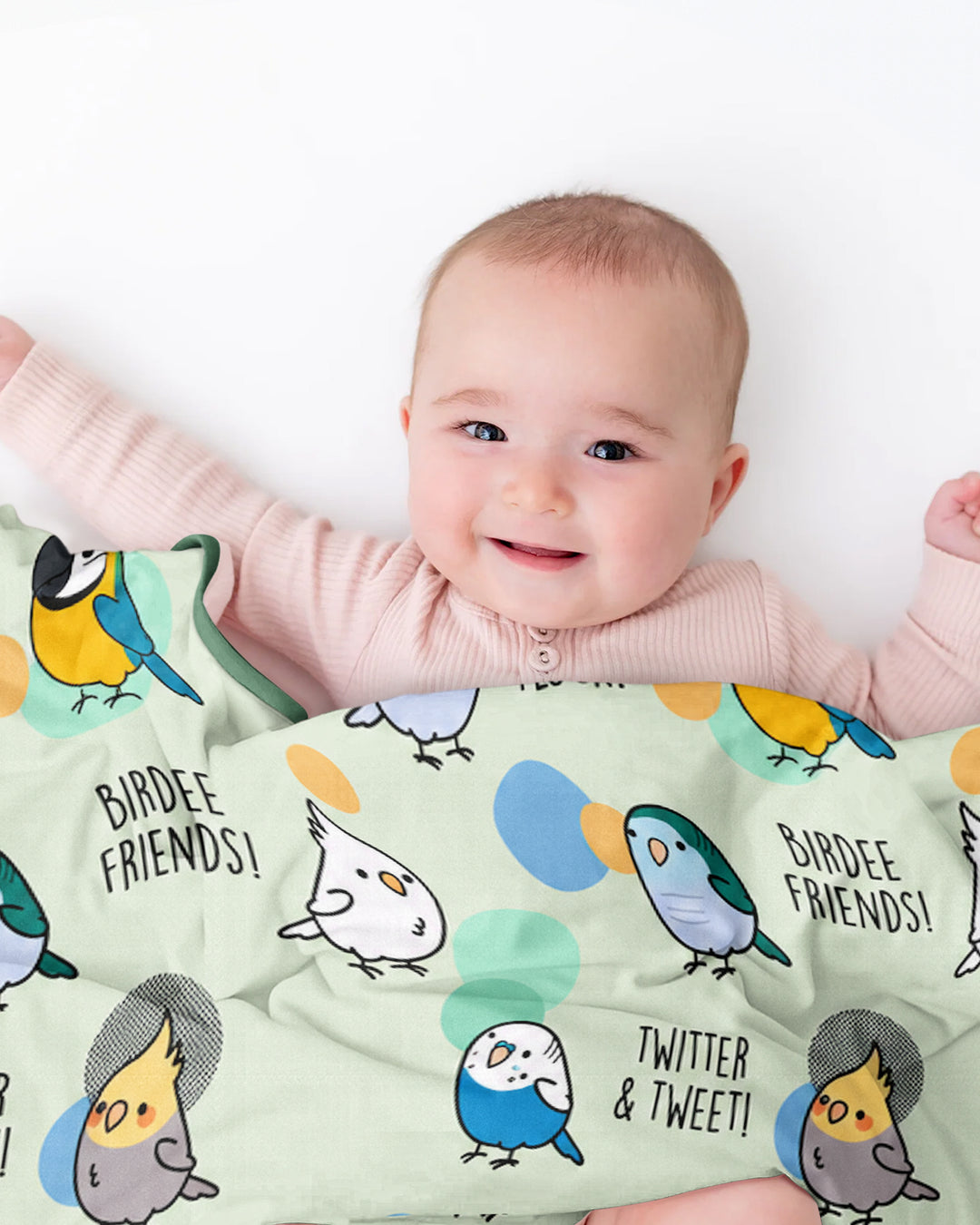 Happy Flock Bamboo Blanket