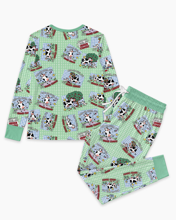 Udder Chaos Bamboo Women Pajama Set