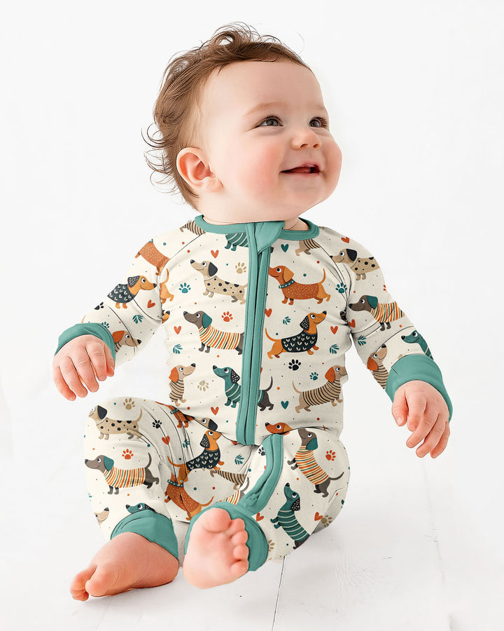 Cartoon Dachshund Bamboo Convertible Zippy