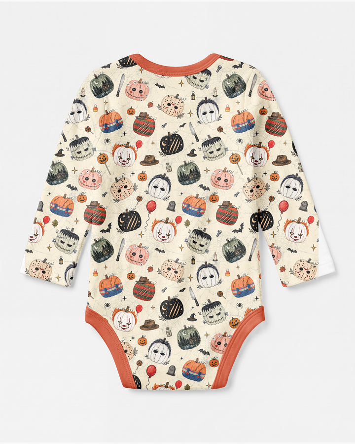 Horror Movie Pumpkins Bamboo Bodysuit