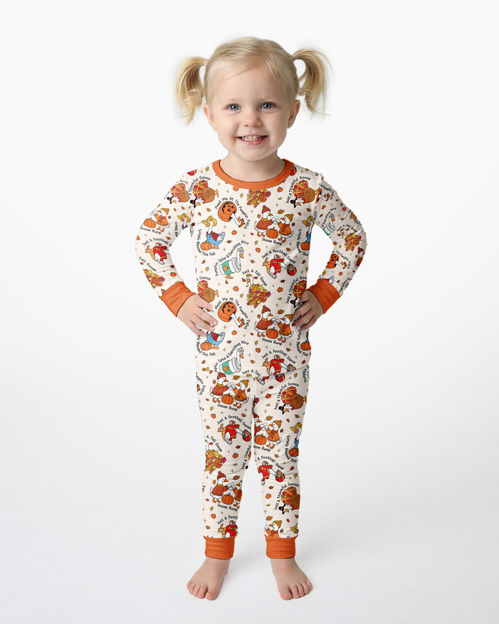 Template Bamboo Two Piece Long Sleeve Pyjamas Set