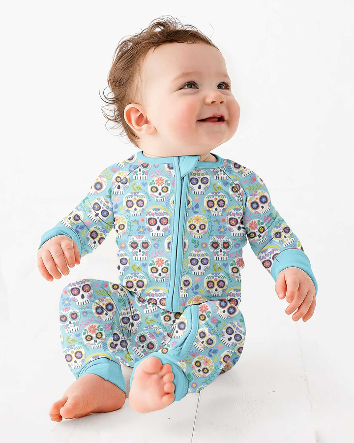 Floral Skull Bamboo Convertible Zippy