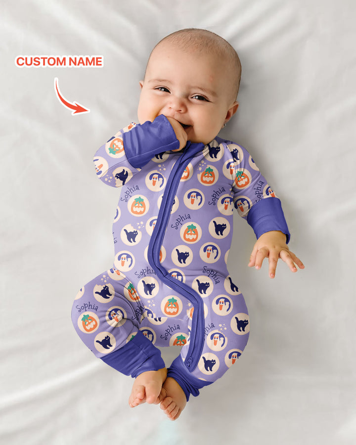 Boo Crew Custom Name Bamboo Convertible Zippy