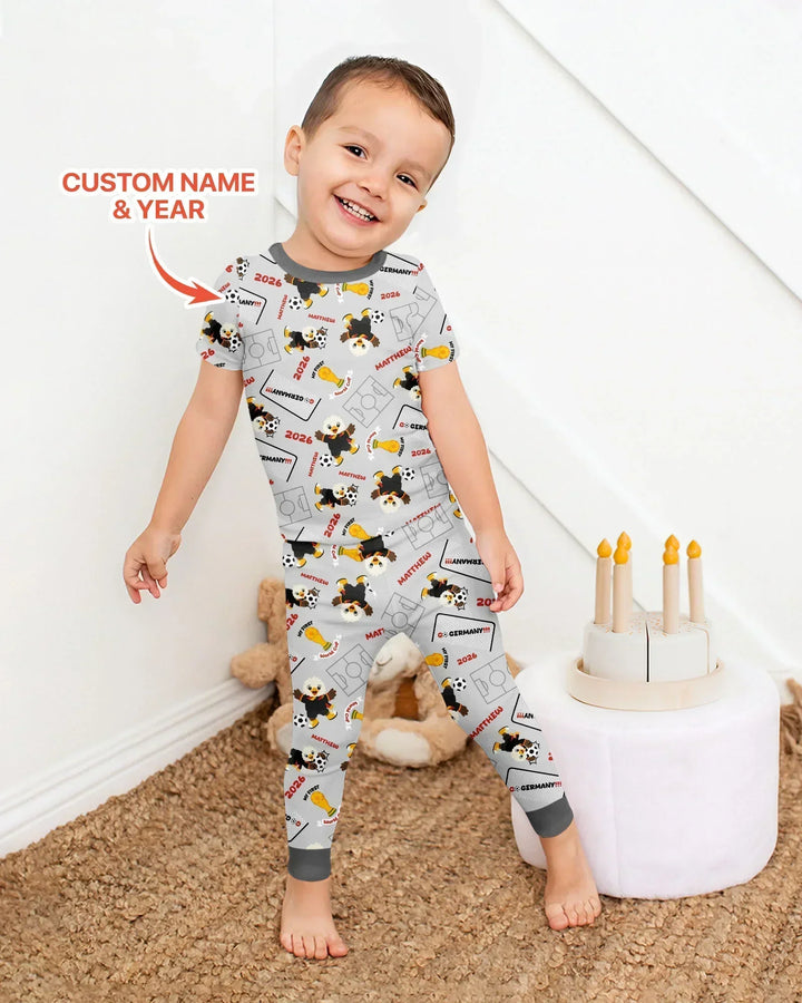 My First World Cup Bamboo Two Piece Short Sleeve Pajama Set