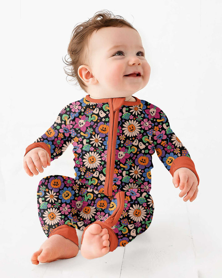 Halloween Flowers Bamboo Convertible Zippy