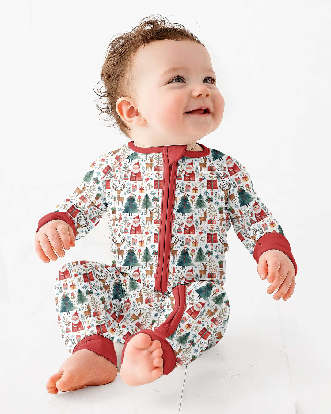 Christmas Tree Santa Bamboo Convertible Zippy