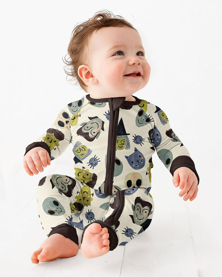 Halloween Face Bamboo Convertible Zippy