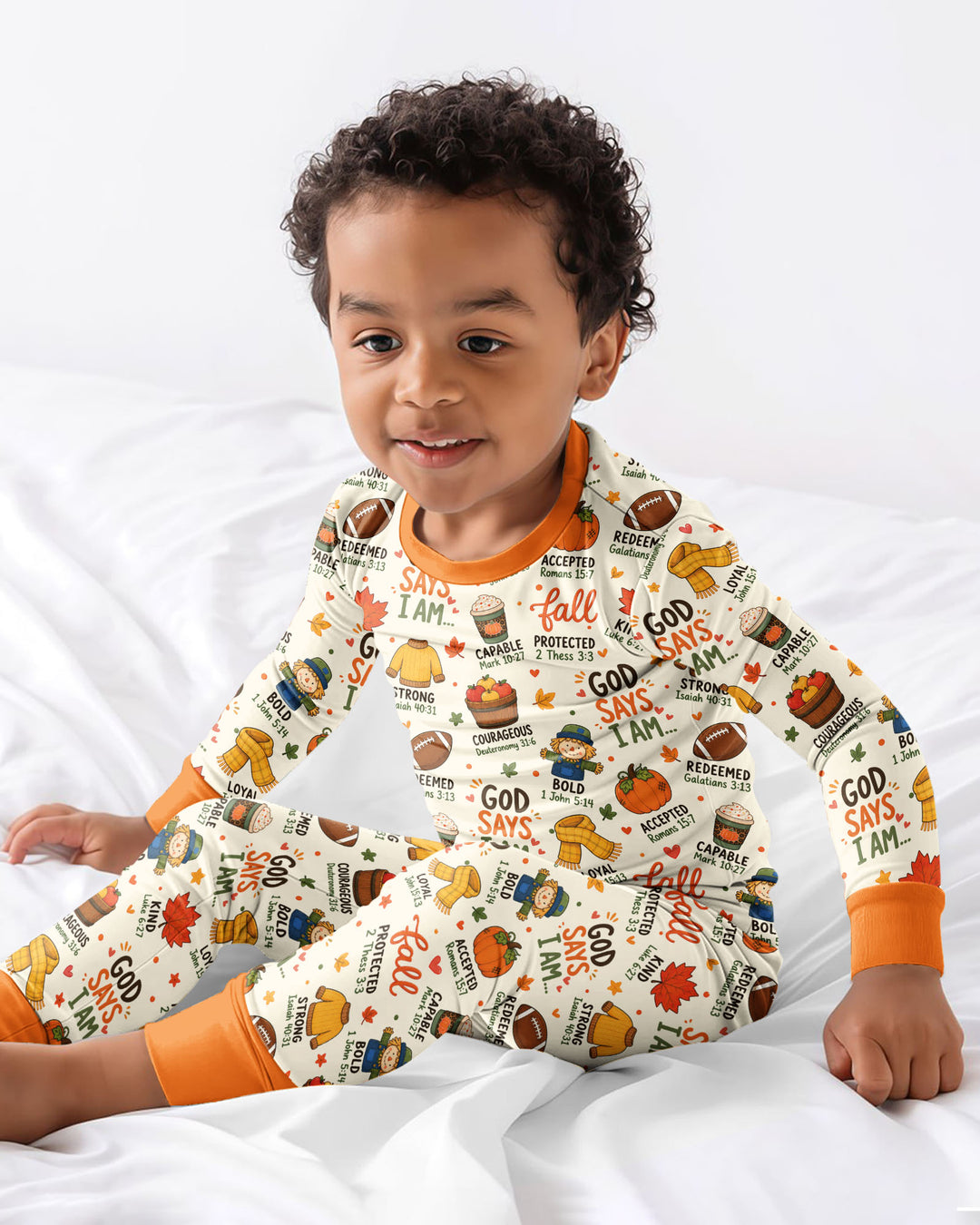 Template Bamboo Two Piece Long Sleeve Pyjamas Set