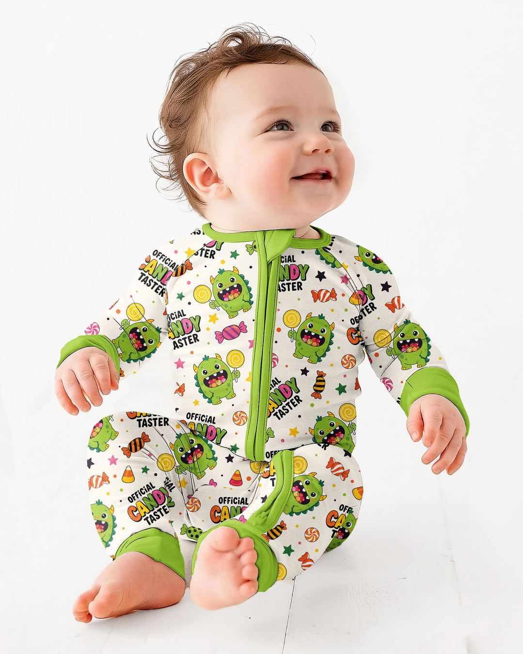 Halloween Official Candy Tester Bamboo Convertible Zippy