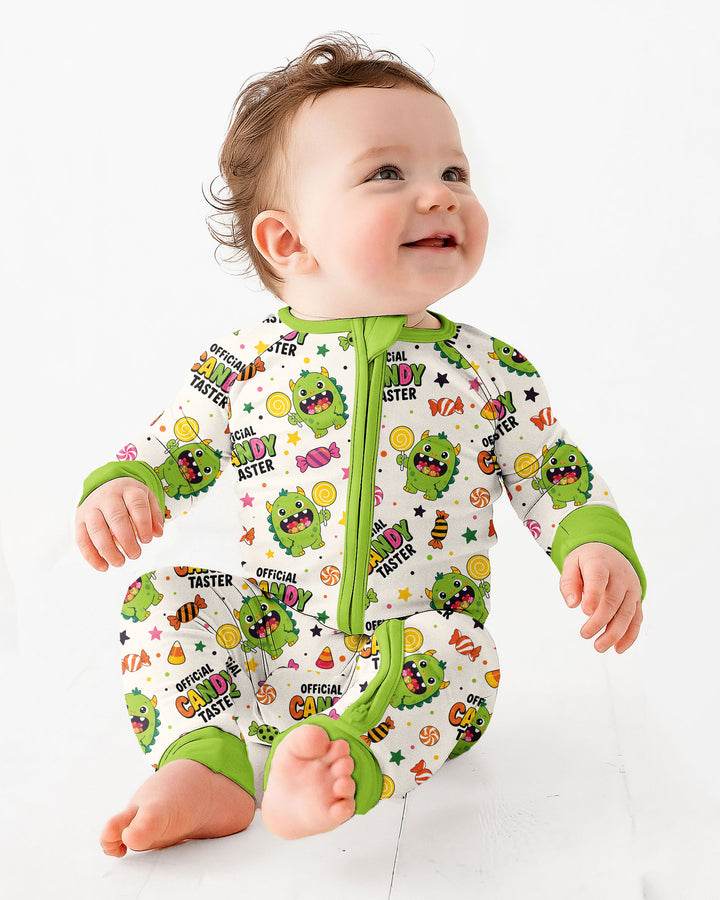 Halloween Official Candy Tester Bamboo Convertible Zippy