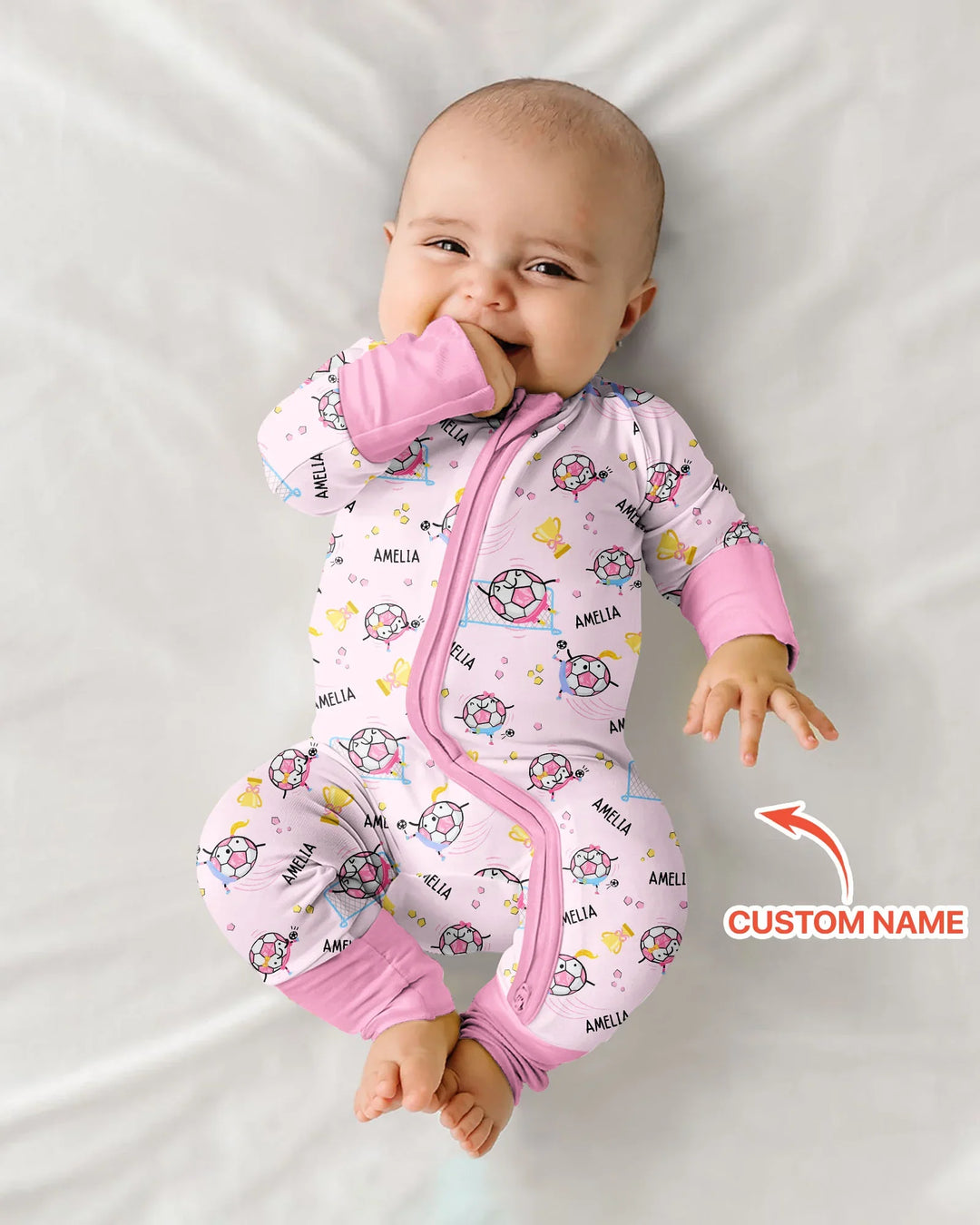 Custom Name Soccer Dad Team Matching Bamboo Convertible Zippy